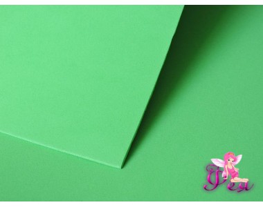 Фоамиран  толщина 2мм, цв.  светло-зеленый  № 24
