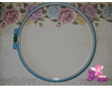 Пяльцы для вышивания, d=21см, цв. голубой - 1 шт.