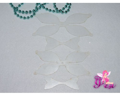 Набор шаблонов "Двойной бант" в комплекте 6 детали.