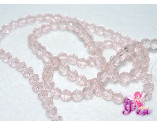 Бусины стеклянные Round, имитация Сваровски, 6 мм, цвет№3