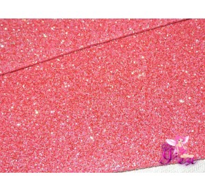 Фоамиран глиттерный, 2 мм перламутровый , цв. красный
