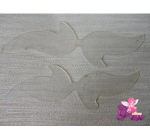 Набор шаблонов "Асимметричный бант" в комплекте 2 детали