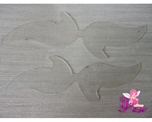 Набор шаблонов "Асимметричный бант" в комплекте 2 детали