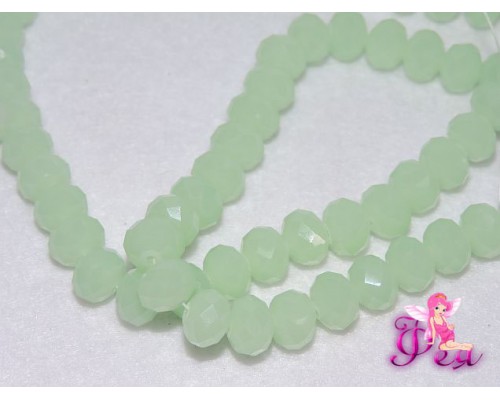 Бусины стеклянные Rondelle,имитация Сваровски, 10 мм, цвет №66