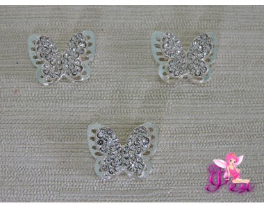 Флоризель металл 18 мм * 15 мм, бабочка - 1шт