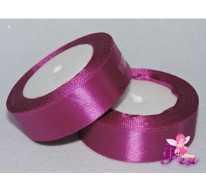 Атласная однотонная лента 25 мм, темно-сиреневый № 29