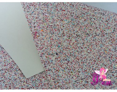 Лист кожзама "Пайетки" № 12 232-15 Кожзам декоративный