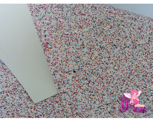 Лист кожзама "Пайетки" № 12