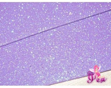 Фоамиран глиттерный, 2 мм перламутровый , цв. фиолетовый - 1 лист.