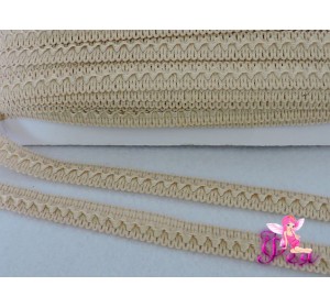 Тесьма "Самоса" 12 мм , цв. кремовый №104