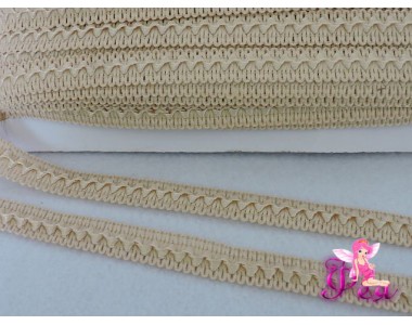 Тесьма "Самоса" 12 мм , цв. кремовый №104