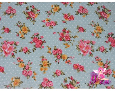 Ткань самоклеющаяся (формат А4),хлопок 100%. № 10