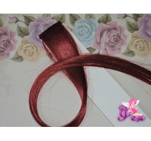 Цветная прядь, 50 см, цв. красно-коричневый - 1 шт.