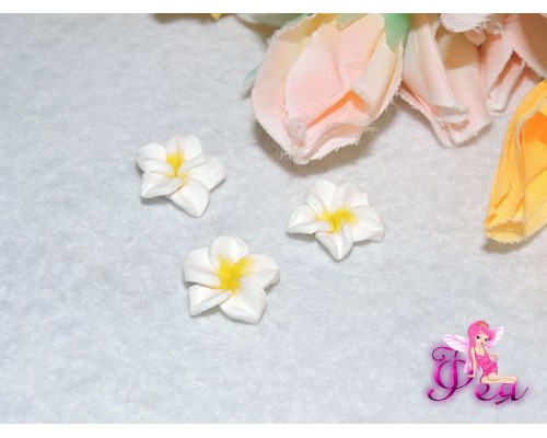 Кабошоны "гавайские цветы" 15мм