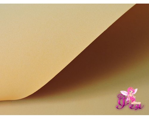 Фоамиран толщина 2мм, цв. темно-желтый № 19