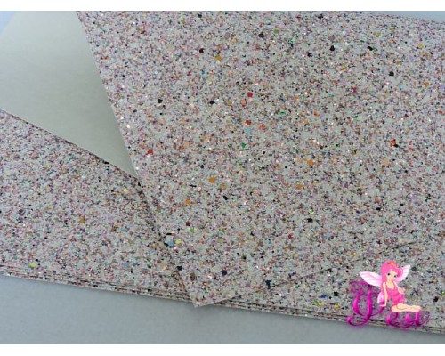 Лист кожзама "Пайетки" № 4