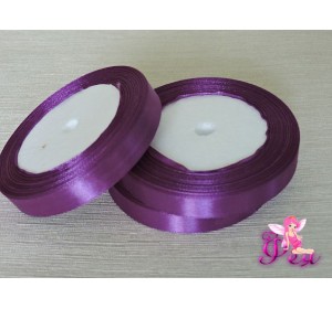 Атласная лента 12 мм, цв. фиолетовый - 1 м.