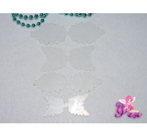 Набор шаблонов "Кружевной бантик". В комплекте 4 детали,