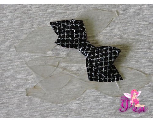 Набор шаблонов "Бантик диагональный  "В комплекте 4 детали