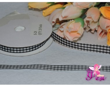 Декоративная лента 10мм, в клеточку