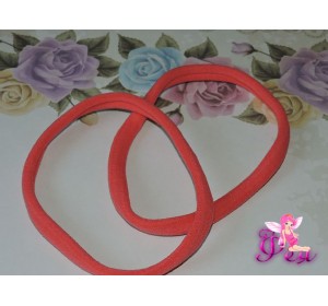 Резинка-повязка "One size",  диаметр 10,5см, окружность 33 см. цв. алый -1 шт.