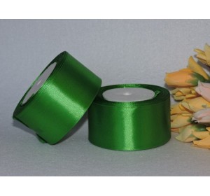 Однотонная атласная лента 50 мм, цв. светло-зеленый № 19