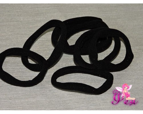 Резинки бесшовные 4см, цв. черный -1 шт