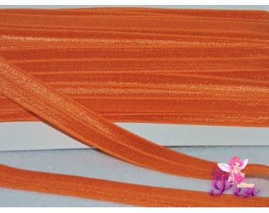 Тесьма эластичная 1.5 см, цв. оранжевый