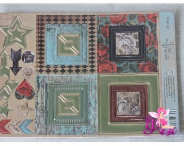 Рамки из чипборда для скрапбукинга Time to Dream,  30 эл.