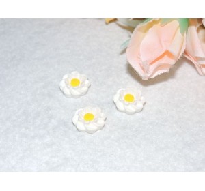 Кабошоны акрил.цветок, 13мм