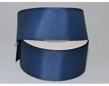 Репсовая лента 40 мм, темно-синий 38 - 1м