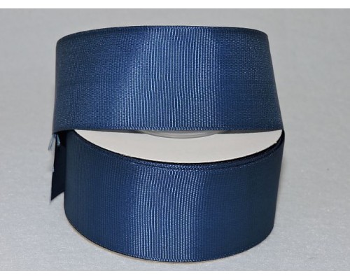 Репсовая лента 40 мм, темно-синий 38 - 1м