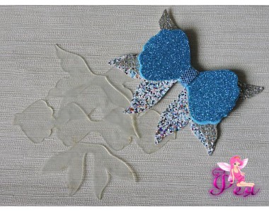 Набор шаблонов для "Бантика Русалочки" в комплекте  4 детали