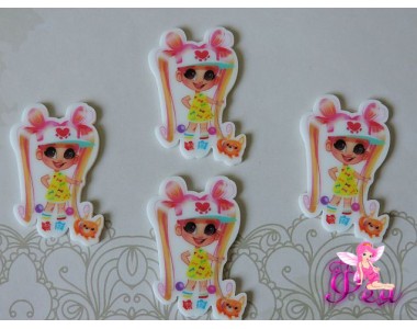 Кабошон-вырубка "Хэрдораблс " 42*26 мм, с собачкой -1 шт