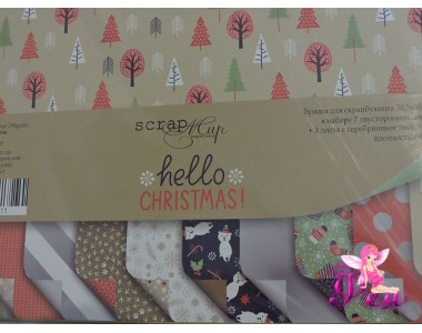 Набор бумаги Hello Christmas 30*30 см, 190 г/м