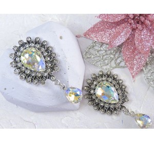 Серединка ювелирная, цв. радужный - 1 шт