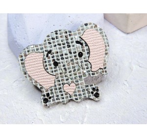 Патч сборный "Слоник", 50*40 мм - 1 шт. 