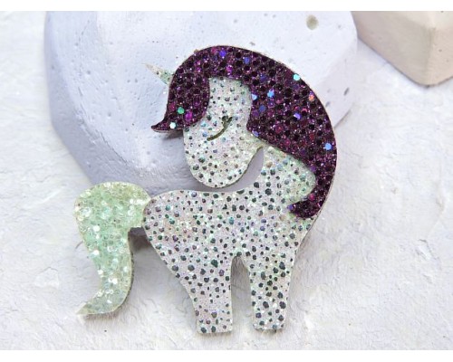 Патч сборный "Единорог", 50*50 мм - 1 шт.