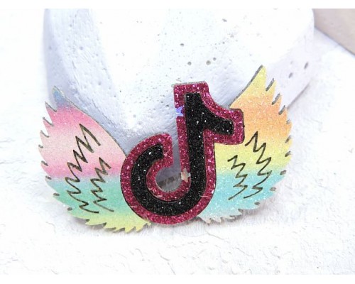 Патч сборный "TikTok", 50*30 мм - 1 шт.  