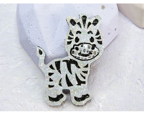 Патч сборный "Зебра", 50*35 мм - 1 шт.