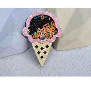 Патч-шейкер "Мороженое" 50*35 мм - 1 шт.