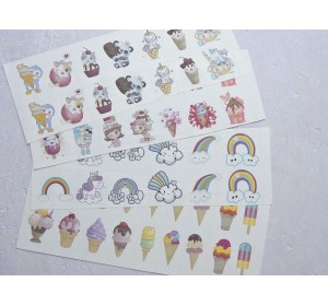 Набор термонаклеек "Ассорти №28" - 1 набор.