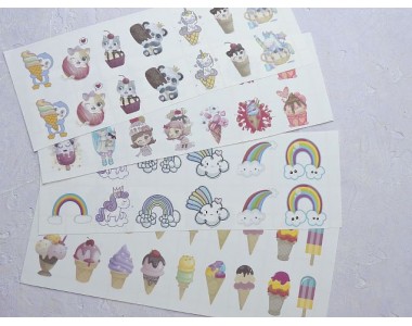 Набор термонаклеек "Ассорти №28" - 1 набор.