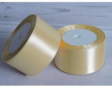 Атласная лента 50 мм, цв. бежевый №053