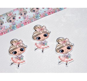 Кабошон-вырубка "Балерина" - 1 шт.