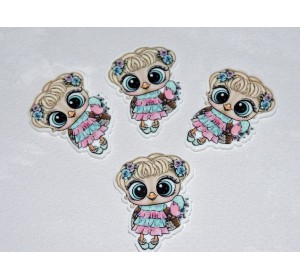 Кабошон-вырубка " Совенок" - 1 шт.