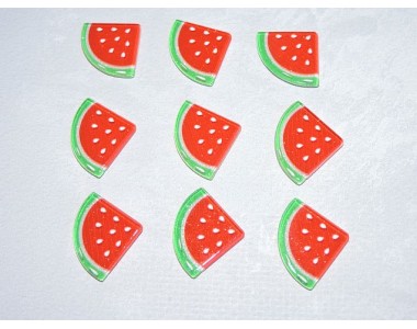 Кабошон "Арбузик" - 1 шт.