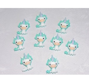 Кабошон акриловый "Единорог" - 1 шт.