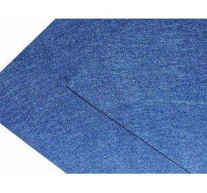 Фетр жесткий 1 мм, цв. темно-темно-синий - 1 лист.