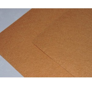 Фетр жесткий 1 мм, цв. коричневый - 1 лист.